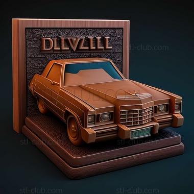 3D мадэль Cadillac Deville 1971 1976 (STL)